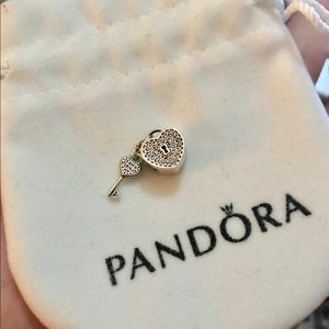 Pandora Lock of Love Charm